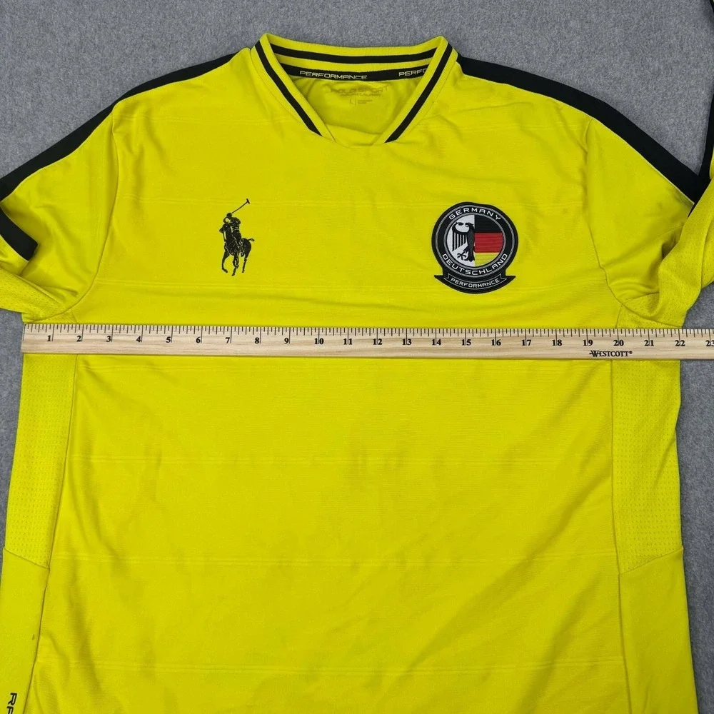 Polo‎ Ralph Lauren Sport Long Sleeve Jersey Mens Sz L Germany DEU Performance